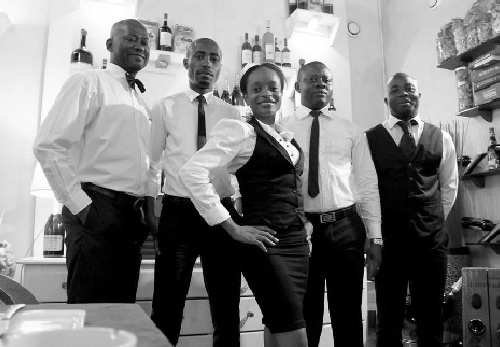 Restaurant Roma LBV Gabon. Equipe